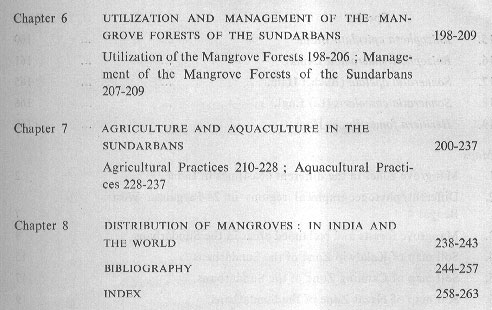 Mangrove Swamps of the Sundarbans - inhaltsverzeichnis